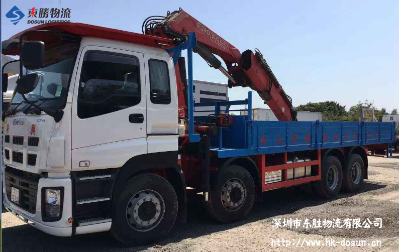 廣州到香港吊機車運輸-廣州到香港吊臂車物流-廣州到香港小吊機車運輸公司