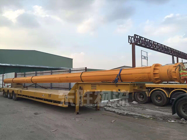 超長件運輸到香港，超長管道捆綁，轉載運輸至香港案例圖