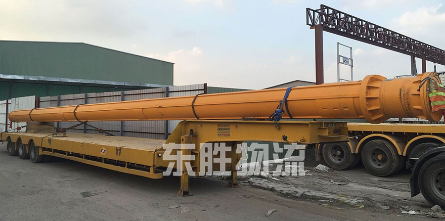超大件設(shè)備運(yùn)輸?shù)较愀郏L平板車運(yùn)輸案例圖